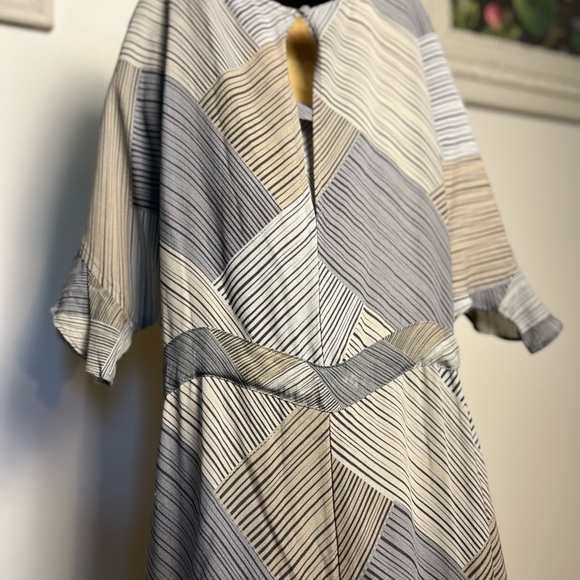 Anthropologie Conditions apply small short sleeve pants jumpsuit - Picture 6 of 6